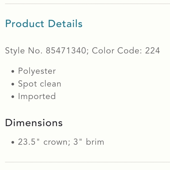 COPY - ⚡️Sale NWT Anthro Cover Band Rancher Festival Chic Hat OS - Picture 9 of 11